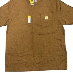 Carhartt Men's Brown Pocket T-Shirt size Large